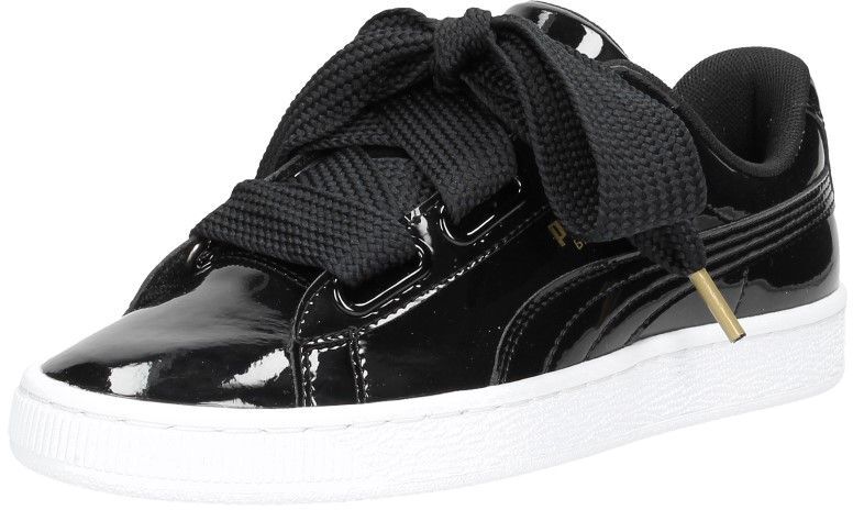 Puma basket heart cheap patent trainers