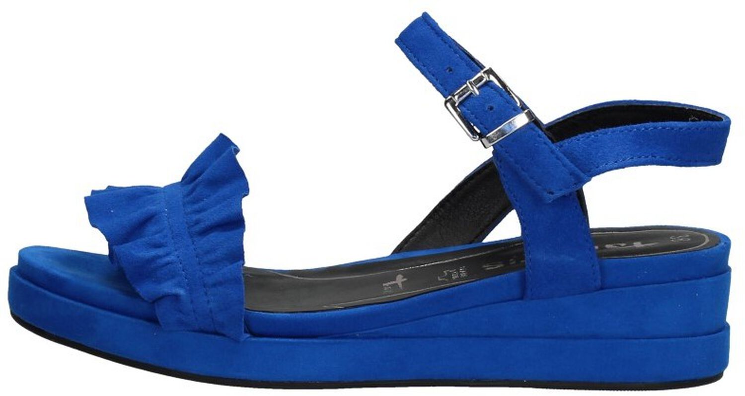 Vervuild Emuleren Crimineel Dames sandalen kobalt blauw