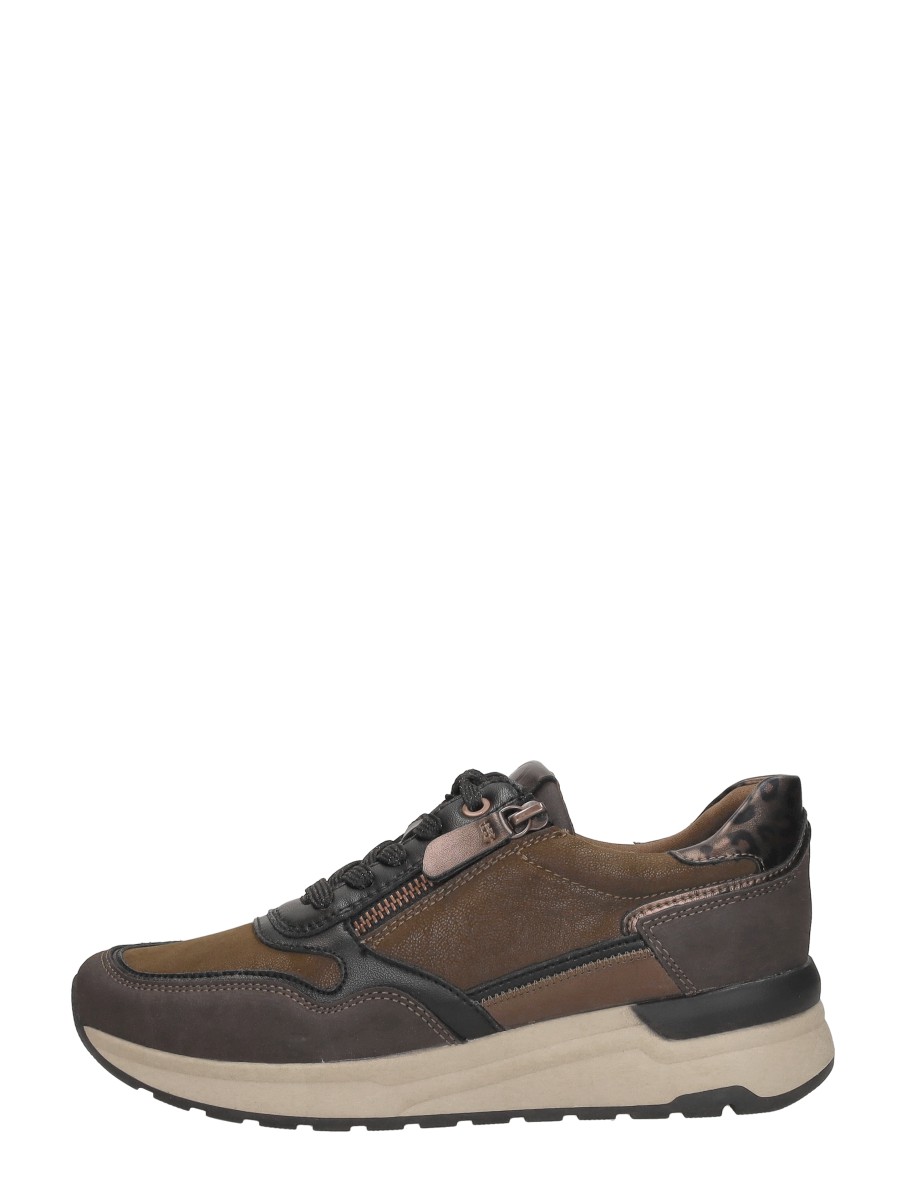 Marco tozzi  Sneakers Laag Middel Bruin